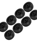 8 Pack 1.85 Inch Wear Resistant Replacement Wheels For Gym Equipment And Home Workout Machines Built To Last With Heavy Duty Roller Wheels Made From Tough PP And PA Material For Smooth Mobility Durable Fitness Spare Parts, black wheel set