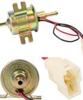 12V Electric Fuel Pump Transfer Kit Low Pressure Universal For Gas And Diesel Vehicles Boats 2.5 To 4 Psi With 8mm Inlet And Outlet And Anti Backflow Beefy Suction Built For Cars Trucks And Marine Use