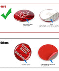 Comparison of Mazda Real Carbon Fiber Start Stop Button Cover vs others, focusing on texture and fit for Mazda 3 6 CX3 CX5 CX9 MX5 Miata