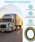 Truck on highway and double lip grease seal for trailer hub, 4 Pack 10 36 Lot Of 4 Double Lip Grease Seals 2.25 By 3.376 Inch