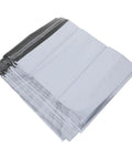 Stack of Self-Seal White Poly Mailer Bags 100 Pack 10x14 Inches Waterproof And Tear-Resistant Shipping Bags For Clothes