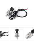 Stainless Steel Pressure Transducer For Oil Fuel Air And Water Up To 500 Psi With Beefed Up Pro Grade Build And Ultra Accurate Two Percent Full Scale Output Lightweight Compact Sensor For Automotive And Industrial Use