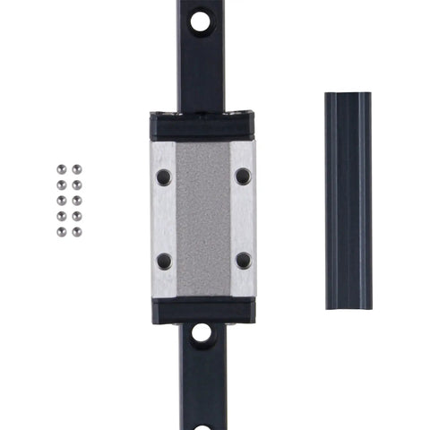 Heavy Duty 650mm Linear Rail Guide Set With Carriage Blocks For 3D Printers And CNC Machines Two Pack Black Finish Rails And Sliding Carriages