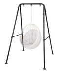 Beefy Backyard Hammock Swing Stand Frame, Heavy Duty Metal Build For Indoor And Outdoor Use, with hammock chair setup