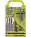31 Piece Drill And Drive Kit For Metal Brick Wood And Plastic With Titanium Drill Bits And Straight Shank Bits All In One Versatile Drilling And Screwing RAKDD31 Pro Grade Set in storage case