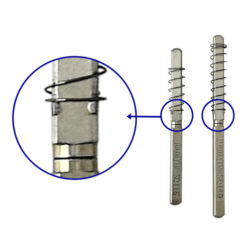 Kickass Square Spindle Extension Kit For Hella Thick Custom Doors And Steel Gates Making Lock Installation A Breeze On Mechanical Keyless Entry Hardware Sets close-up of spindle with wire detail