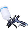 Heavy Duty HVLP Paint Sprayer Kit With 1.7 Mm Tip And 600 Ml Reusable Cup for detailed spraying and refinishing projects.