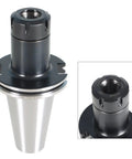 Two Pack CAT50 ER32 100 Collet Chuck And 4 Inch Extension Tool Holder Set for CNC engraving and milling lathe, close-up view