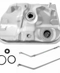 Stainless Steel Fuel Tank Kit With Straps For Toyota Corolla 1998 1999 Direct Fit Replacement Thirteen Point Two Gallon Gas Tank And Strap Set Included For Easy Install
