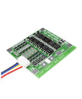 Heavy Hitter 2 Pack 14.8V 4S 30A Bms Protection Board For 18650 Li Ion Batteries in green PCB design with wiring connectors.