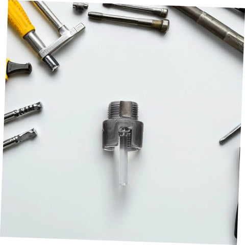 Steel internal cutter from Heavy Duty 3 Pc Pipe Threader Tool Kit For Electric Drill, precision tool for plumbing.