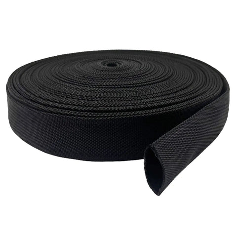Premium Nylon Protective Hose Sleeve For Welding And Hydraulic Hoses 1 Inch Inner Diameter 25 Feet Long Tough As Nails