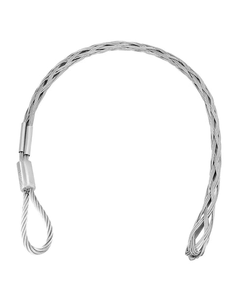 Heavy Duty Cable Pulling Socks Grip With 3306 Lbs Breaking Strength, 3.3 Ft Mesh Eye Clip For 1 To 2 Inch Cables