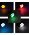 LED Indicator Light Kit 110V AC DC 20mA Flush Panel Mount 22mm Hole multicolor lights in red, green, blue, yellow, and white