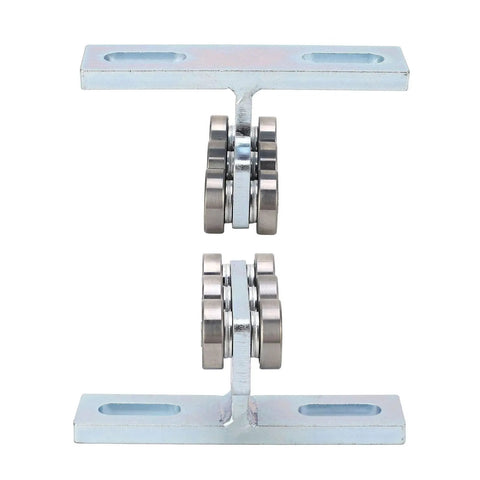 Heavy Duty 6 Wheel Trolley Electric Hoist With Silent Rolling Bearings For Sliding Doors, featuring galvanized steel wheels.