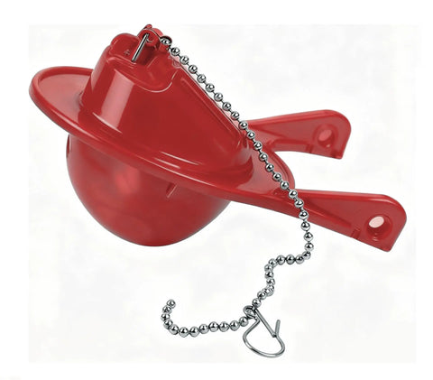 Toilet Baffle Replacement For GA715014-GEG1 Red Durable Plastic Floor Mounted with Chain