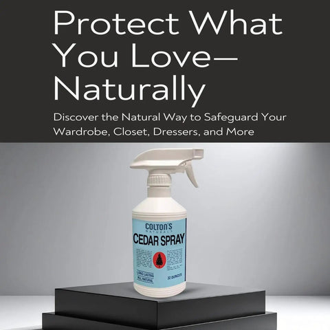 Cedar Wood Spray With Lavender Extract Non Chemical Wood Protection Cedar Scent Keeps Closets Cabinets And Drawers Smelling Fresh All Day In A 32 Ounce Bottle on display.