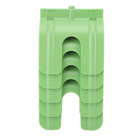 Green ABS drywall marking tool from the Top Tier 5-Piece Drywall Marking Tool Set For Electricians And DIY Pros To Nail Electrical Outlet Positions Fast With Clean Cuts And Zero Guesswork On Wall Layout Projects.