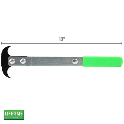 Dual Tip Seal Removal Tool For Any Seal Size Easy No Hassle Seal Extractor With Sharp Tips, 13-inch handheld tool shown.