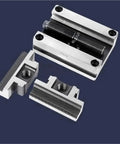 No Fuss Rock Solid Self Centering Turntable Vise Fixture For Tight Grip And Easy Setup On Any CNC Milling Or Machine Shop Project 6 To 60 Mm Range with components