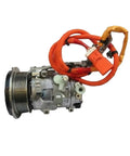 Heavy Duty Electric Hybrid Air Conditioning Compressor Direct Fit Swap For Toyota Alphard 2 4 with orange wiring harness.