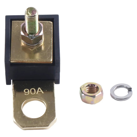 90 Amp Starter Fuse For Mercury Marine Outboard Engines 3.0L Through 8.2L Replacement Fuse 88-79023A91 with nut and washer