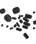 Hex Socket Cup Point Set Screw Kit 407 Piece Assortment In 12.9 Carbon Steel For M5 M6 M8 M10 Precision Inner Hex Drive
