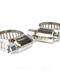 Amazon U.S. Solid stainless steel hose clamps, 10-16mm inner diameter, two visible