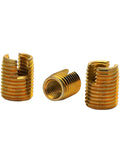Heavy Duty Self Tapping Thread Inserts Made From Stainless Steel With Zinc Plating Coating For M2 To M16 Sizes close-up view.