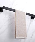 Heavy Duty 23.6 Inch Black Stainless Steel Towel Bar Rack For Bathroom And Kitchen Rustproof SUS 304 Wall Mount Towel Holder