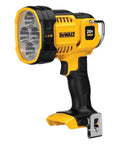 20V MAX Jobsite LED Spotlight With 90 Degree Pivoting Head Three Bright LEDs Plus Red Night Vision LED Dual Brightness Settings