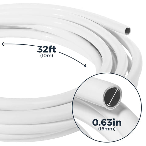 32ft 16mm Flexible Dope Craft Pipe Tubing Durable SemiRigid For Fake Flowers And Floral Wedding Decor Bendable Stem Tubing