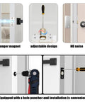 Magnetic Door Catch 2 Pack Adjustable Cabinet Magnets For Smooth Slam Free Closure With Four Fifths Inch Hole Saw Install