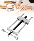 Heavy Duty Inertia Table With Double Link Clamp For Woodworking Bench, alloy steel construction, designed for CNC machining projects.