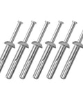 Heavy Duty Hammer Drive Anchors One Quarter Inch By One And One Half Inch For HVAC Duct Mounts And Shelving Units Zinc Plated Steel Concrete Fasteners