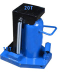 Big Time Air Powered Hydraulic Toe Jack Lift 20 Ton Max Pull 10 Ton Toe Lift Built Different With Heat Treated Steel detailed view