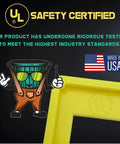 One Quarter Inch Double Gang Outlet Box Extenders With Patented Flange For A Snug Flush Fit, UL Listed Electrical Box