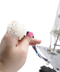 Hand holding connector for 10 kW Electric Heater Kit With Circuit Breaker For HVAC Air Handler, Plug and Play High Output Heating Upgrade