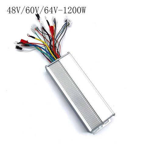 Versatile Brushless Motor Controller for E Bikes and E Scooters, 36V to 64V, 350W to 1200W Range, Plug-and-Play Power Module