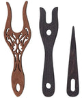 Three Piece Wooden Knitting Fork And Weaving Tools Kit With Lucet Fork For Bracelet And Necklace Braiding DIY Projects In Boxwood And Beech Wood Durable And Lightweight