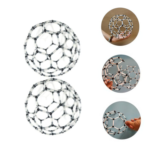 C60 Molecule Model Kit For Classroom Learning And Teaching Aid Hands On Chemistry Set For Students With Interactive Molecular Structure Models
