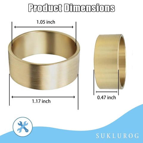 Two Pack Bronze Torque Converter Bushing 200349A For Mini Bike And Go Kart 30 Series Driver Pulleys Fits One And One Sixteenth Inch Crankshaft Heavy Duty Idler Bushing Replacement, bronze bushing dimensions 1.17 x 0.47 inch