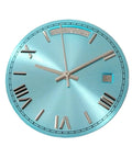 30.8mm Watch Dial And Hands Kit With Single Calendar Sunray Dial For 8285 Movement Replacement And Upgrade in blue finish