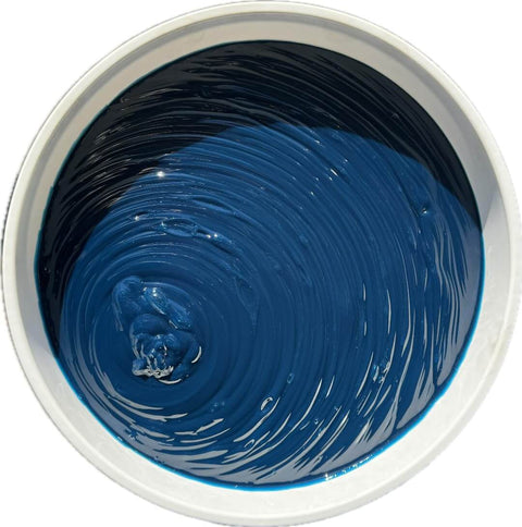 Top view of Blue EP0 High Temp Lithium Complex Industrial Grease 35lb Pail With 500F Dropping Point, Extreme Pressure, Water Resistant