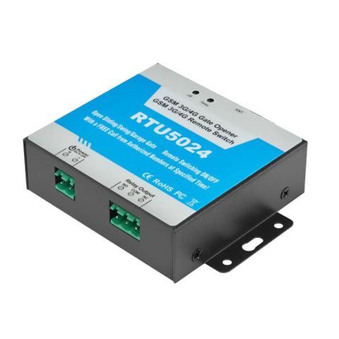 GSM Gate Opener With 4G Remote Switch And SMS Door Control Open And Close Automatically Supports Up To 200 Authorized Phone Numbers One Relay Output Metal Housing