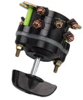 Beefed Up Gear Reduction Electric Motor Kit 12V 500W speed knob controller component with metal and plastic parts