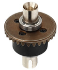 Close-up of Center Diff Bevel Gear Set For 1/16 RC Cars, 30T Upgrade For SCY 16101 16102 16103 16201, metal gear design
