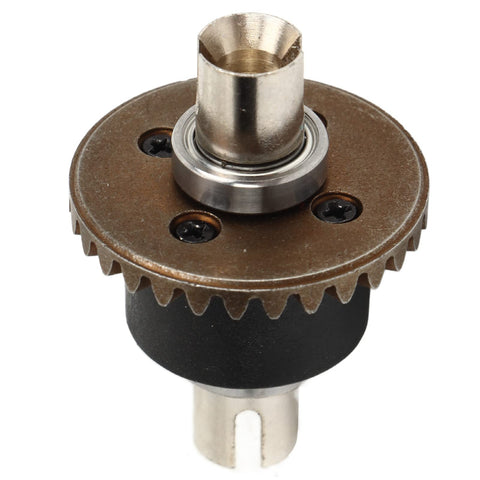 Close-up of Center Diff Bevel Gear Set For 1/16 RC Cars, 30T Upgrade For SCY 16101 16102 16103 16201, metal gear design