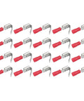 Heat Shrink Piggyback Spade Connectors Quick Disconnect Crimp Terminals Waterproof Electrical Kit For 22 To 10 AWG Splitting Wire Without Cutting red pack