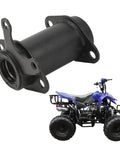 Rear Axle Bearing Carrier Hub for 50cc to 125cc ATVs Quad Go Karts, Beefy Heavy Duty Replacement, shown with blue ATV